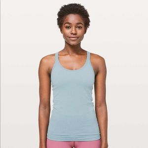 Lululemon Ebb To Street Tank II Blue Cast Size 2